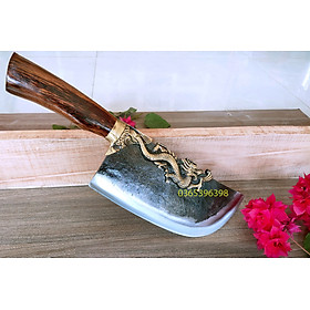 Mua Dao chặt xương nhà bếp làm bằng thép nhíp xe nguyên khối