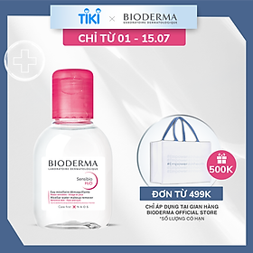 Dung dịch làm sạch và tẩy trang công nghệ Micellar Bioderma Sensibio H2O - 100ml