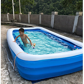 Bể bơi trơn siêu to khổng lồ kích thước 3m88 