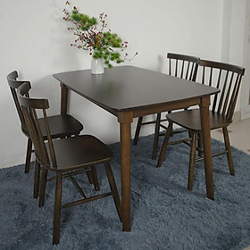 Mua Bộ Bàn Ăn 6 Ghế  Bộ Bàn Ăn 4 Ghế Hiện Đại Với Sự Kết Hợp Của Ghế Băng Tiết Kiệm Không Gian