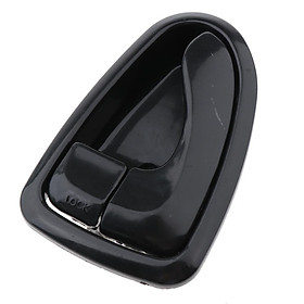 Front-Rear Black Inside Inner Door Handle Left Driver Side for 00-06 Accent