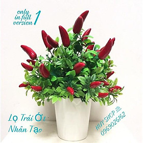 Mua LỌ TRÁI ỚT NHÂN TẠO MINI ĐỂ BÀN