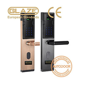 Khóa điện tử Vân tay- Thẻ từ- Mật khẩu DL201-CPK cho cửa có khung - Glaze