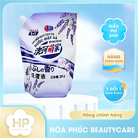 Nước Giặt Xả Vải Okcmeng Hương Hoa Oải Hương 2kg