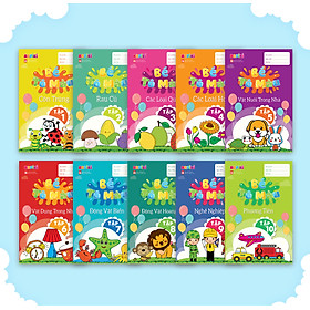 [Download Sách] Bộ sách tô màu với 10 chủ đề gần gũi, quen thuộc cho bé trai, bé gái 2 tuổi, 3 tuổi & 4 tuổi - Hapiki