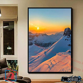 Mua Tranh canvas treo tường Decor hoàng hôn chiều tà- DC122