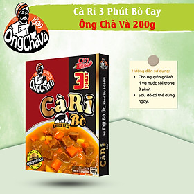 Cà Ri 3 Phút Bò Cay Ông Chà Và 200gr Sản Phẩm Có Thịt Thật