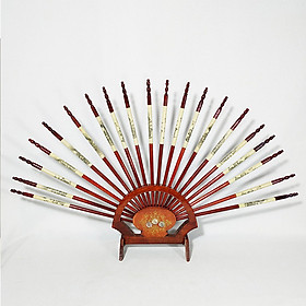 Mua Bộ 10 Đôi Đũa Thờ Gỗ Tự Nhiên TOKDODO Cao Cấp Kèm Giá Cắm