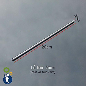 Hình ảnh Ống Nhôm 3mm Lỗ 2mm Dài 20cm