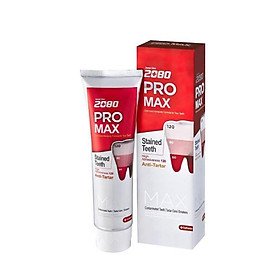 Kem đánh răng cao cao cấp chuyên biệt chống ê buốt răng nhạy cảm nhẹ 2080 PRO MAX SENSITIVE 125g - Hàn Quốc Chính Hãng