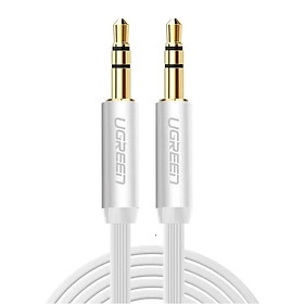 Mua Ugreen UG10764AV119TK 1.5M màu Trắng Cáp âm thanh 2 đầu 3.5mm dương dây dẹt - HÀNG CHÍNH HÃNG