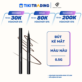 Bút kẻ mắt PERFECT DIARY dạng lỏng chống thấm nước lâu trôi nhanh khô dễ sử dụng không bị nhòe lem 0.5ml