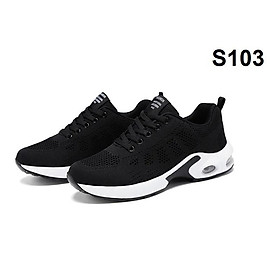 Giày Thể Thao Nữ, Giày sneaker 103 Đen-Thái