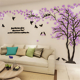 Đề Can Acrylic 3D Dán Tường Nghệ Thuật Đương Đại 3 Màu (1 X 2m)