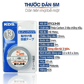 Thước dán đo từ giữa sang 2 bên Nhật Bản KDS 