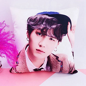 Gối BTS vuông in hình SUGA BTS