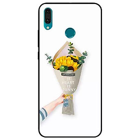 Ốp lưng in cho Huawei Y9 2019 Mẫu Bó Hoa Hướng Dương