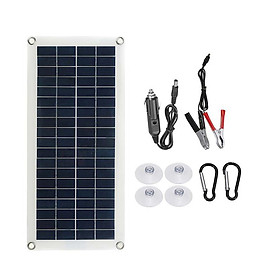 Bảng điều khiển năng lượng mặt trời có thể gập lại 150W Bộ hoàn chỉnh 12V DC Sạc năng lượng mặt trời Bộ sạc ngoài trời di động cho điện thoại di động RV Car MP3 Power Bank Màu sắc: Bộ bảng điều khiển năng lượng mặt trời