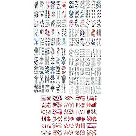 530 Hình Xăm Dán Tattoo Nam Thần Chết Mặt Trời Chữ Cái Vết Thương