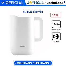 Mua Ấm Đun Siêu Tốc Giảm Âm LocknLock Silent Electric Kettle 1.2L EJK216WHT  Hàng Chính Hãng - JoyMall