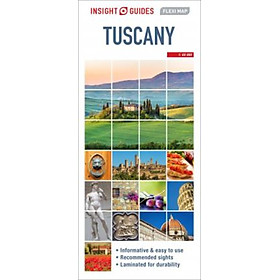 Sách - Insight Guides Flexi Map Tuscany by Insight Guides (UK edition, paperback)