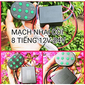 BỘ NHẠI CÒI KÊU 8 CHẾ ĐỘ CỰC TO HAY 12V-24V LẮP XE MÁY ÔTÔ MẪU MỚI CHẤT LƯỢNG