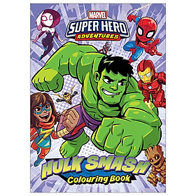 [Download Sách] Marvel Superhero Adventures - Hulk Smash Colouring Book