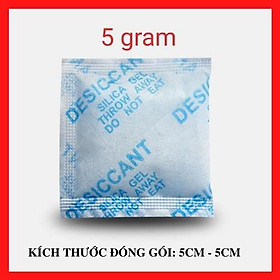 (Mới) Gói Chống Ẩm đóng túi 1kg loại 1/2/3/5/10/20/50/100/500g Silicagel - Hạt chống ẩm mốc, khử mùi