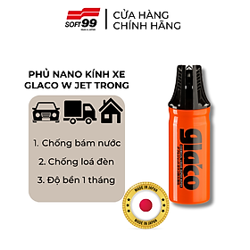 Chai xịt phủ nano, chống bám nước tức thì Glaco W Jet Strong G