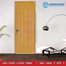 Cửa Gỗ Thông Phòng, Cửa Gỗ Cao Cấp Saigondoor Hdf Veneer 6b-Sapele (7) - SAIGONDOOR