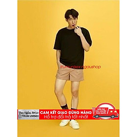 Áo thun Stee nam tay lỡ unisex form rộng overtee Basic chất vải cotton xịn Trumunisex aothununisex