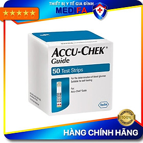 Hộp 50 que thử đường huyết Accu-Chek Guide chính hãng Roche