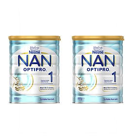 2 lon Sữa Nan Optipro số 1 (800g) dành cho bé từ 0 đến 6 tháng tuổi