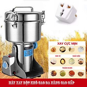 Mua Máy Xay Tinh Bột Hiệu Suất Cao (Tặng kèm 1 Phích cắm Điện chuyển đổi chấu)-Hàng Chính Hãng