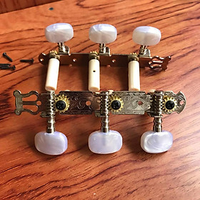 Mua khoá đàn guitar classic si không rỉ - Một bộ 2 bên khoá - Đặt hàng tặng pick