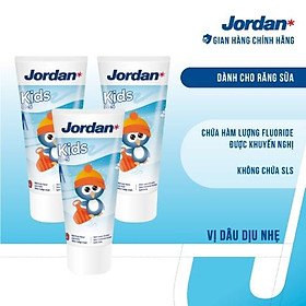 Kem đánh răng cho trẻ em 0-5 tuổi vị dâu Jordan Step 1 - 75g