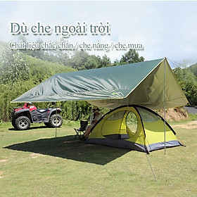 Mua Dù Che Nắng Ngoài Trời Du Lịch Dã Ngoại Oxford 400D 3x3m - Camp