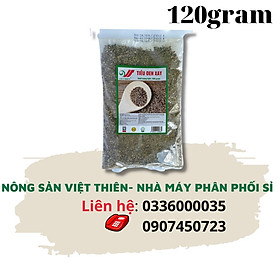 Tiêu đen xay Việt Thiên 120g, nhà máy sản xuất và phân phối nông sản Việt