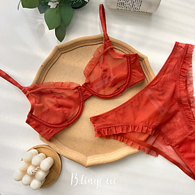 Bộ Đồ Lót Trơn Đơn Giản - B.Lingerie