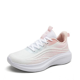 Giày thể thao nữ, giày chạy bộ đế êm nhẹ, thoáng khí đế cao su đúc, chống trơn trượt hạn chế mòn – GNU2069