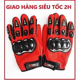 Găng tay phượt full ngón, bao tay moto kín ngón có gù bảo hộ TT07-GTF