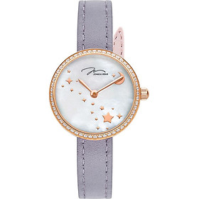 Đồng hồ đeo tay nữ hiệu JONAS & VERUS L25.10.PWLED , Máy Pin (Quartz), Kính Sapphire chống trầy xước, Dây da Italy