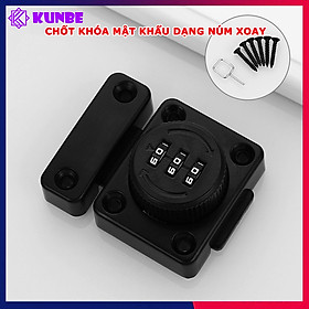 Mua Chốt Khóa Mật Khẩu KUNBE Dạng Núm Xoay Hợp Kim Bền Bỉ An Toàn Bảo Mật Phù Hợp Nhiều Loại Cửa
