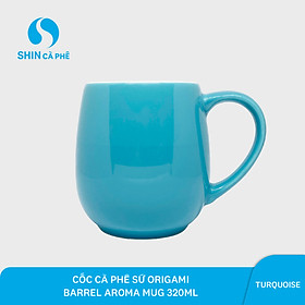 SHIN Cà Phê - Ly sứ cà phê Origami Barrel Aroma Mug 320ml (Màu tự chọn)