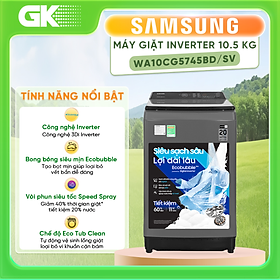 Mua Máy giặt Samsung WA10CG5745BD/SV 10Kg Inverter 2023 - Hàng Chính Hãng (Chỉ giao HCM)