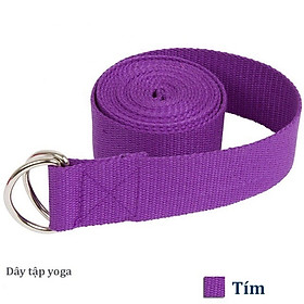 Dây Đai Tập Yoga Sợi Cotton, Dây Kéo Tập Yoga - Hỗ Trợ Kéo Giãn Chân Tay, Uốn Người Tập Yoga, Giúp Bạn Có Một Cơ Thể Dẻo Dai