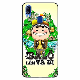 Ốp lưng in cho Vivo Y91, Vivo Y91i, Vivo Y93, Vivo Y95 Mẫu Xách Balo Lên Nam