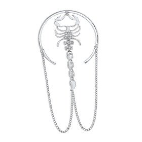 Fashion Scorpion Arm Bracelet for Girls Upper Arm Bangle Jewelry Gold