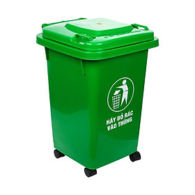 Mua Thùng rác nhựa 60L màu xanh