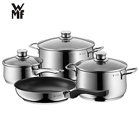 Bộ Nồi Chảo Inox WMF Diadem Plus 4 Món Cookware Set Đáy Từ 3 Lớp Nguyên Khối Dùng Cho Mọi Loại Bếp - 0730276040